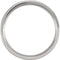 Titanium 4mm Triple Grooved Domed Band, Size 7