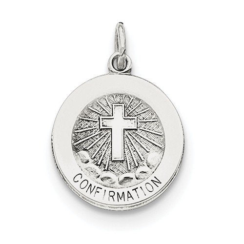 Sterling Silver Confirmation Medal (18X15MM)