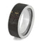 Dinosaur Bone 8mm Titanium Comfort-Fit Wedding Band