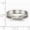 Titanium 4mm Comfort-Fit Flat Band, Size 9.5