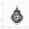 Sterling Silver Antiqued Saint Christopher Medal (47X37 MM)