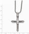 Edward Mirell Titanium Cross Pendant Necklace, 20"