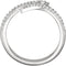 Diamond Snake Ring, Rhodium-Plated 14k White Gold (1/3 Ctw, Color GH, Clarity I1), Size 6