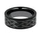 Men's Black Ceramic Celtic Knot 8mm Comfort-Fit Band