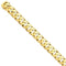 Men's Hand-Polished 14k Yellow Gold 15.4mm Cuban Link Bracelet, 9 Inches