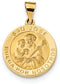 14k Yellow Gold Spanish St. Joseph Medal Pendant (21.3X18.7MM)