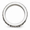 Pallas Collection Grey Titanium Casted Design 7mm Band