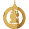 14k Yellow Gold St. Christopher Medal, Patron Saint of Athletes, Porters, Sailors and Travelers (29 MM)