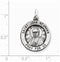 Sterling Silver Antiqued Saint John Neumann Medal (25X20MM)