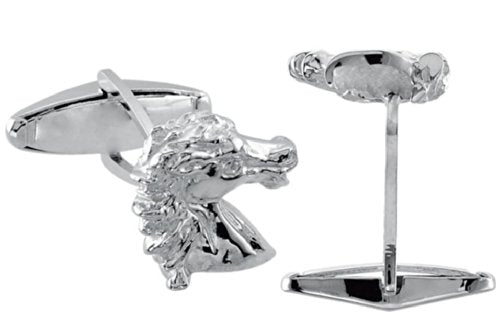 Sterling Silver Andalusian Horse Cuff Links