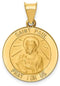 14k Yellow Gold St. Paul Medal Pendant (21X19MM)