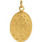 14k Yellow Gold Oval Miraculous Medal (14.75x11 MM)