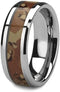 Desert Camo 8mm Comfort-Fit Tungsten Band, Size 7.5