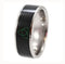 Nephrite Jade with Trinity Knot 8mm Comfort Fit Titanium Band