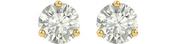 Charles & Colvard Forever One Moissanite Earrings, 14k Yellow Gold 5MM