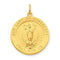 Sterling Silver and 24k Gold -plated Our Lady of Guadalupe Medal