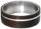 Ironwood, Titanium Pinstripe Comfort-Fit Titanium His and Her Wedding Band Set, M10.5-F5.5