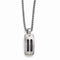 Edward Mirell Titanium Cable and 18k Gold Rivets Pendant Necklace, 20"