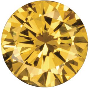 Yellow Diamond Pendant Necklace in 14k White Gold, 18" (1/5 Cttw)