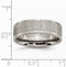 Satin-Brushed Grey Titanium 7mm Design Band, Size 11