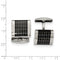 Stainless Steel Black IP-Plated Laser Cut Design Square Cuff Links