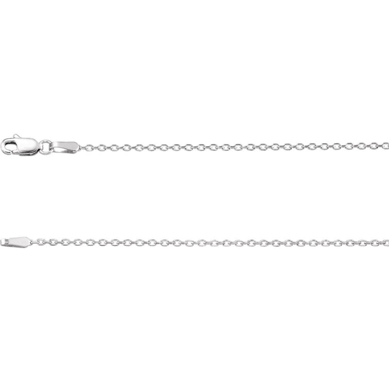 Diamond Halo Necklace, Rhodium-Plated 14k White Gold, 18" (0.5 Ctw, Color G-H, Clarity I1)