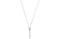 Diamond Triple Heart Pendant Sterling Silver Necklace, 18" (.02 Cttw)