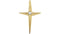 Diamond Cross 14k Yellow Gold Pendant