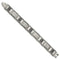 Men's Polished and Brushed Stainless Steel Cable and Screw Bracelet, 8.25"