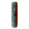 Crushed Turquoise, Deer Antler, Amboyna Wood, 4.5mm Titanium Comfort-Fit Band, Size 10.25