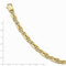 Men's Polished 14k Yellow Gold 8mm Hollow Link Bracelet, 8 "