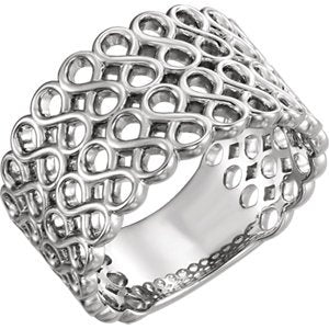 Platinum Infinity-Inspired Ring