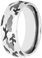 Men's Titanium Camo Design 8mm Comfort-Fit Band, Size 12.5