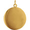 14k Yellow Gold Round St. Joseph Medal (22 MM)