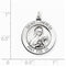 Sterling Silver St. Theresa Medal (25X20MM)