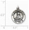 Sterling Silver Antiqued St. Elizabeth Seton Medal (20X15MM)