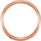 4.5mm 14k Rose Gold Euro-Style Light Comfort-Fit Wedding Band, Size 6