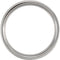 Titanium 6mm Comfort Fit Double Milgrain Ring, Size 7