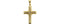 Diamond Welsh Cross 14k Yellow Gold Pendant