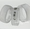 His and Hers Wedding Band Set, Nephrite Jade and Redwood Titanium Band, Men's Cedar Wood 10k White Gold Ring Size 5.25