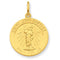 24k Gold-Plated Sterling Silver St. John Baptist Medal