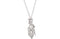 Diamond Triple Heart Pendant Sterling Silver Necklace, 18" (.02 Cttw)