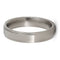 Flat Profile 5mm Comfort-Fit Grooved Edge Titanium Wedding Band