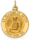 14k Yellow Gold St. Elizabeth Seton Medal Charm (23X15MM)