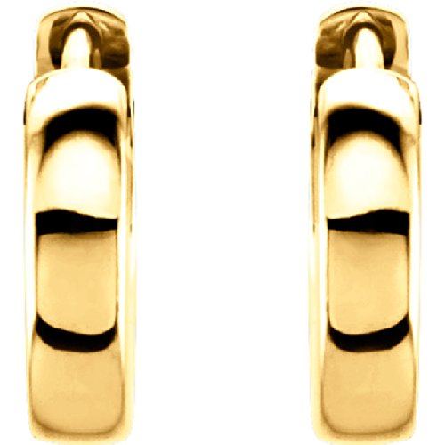 Hoop Earrings, 14k Yellow Gold (11.5mm)