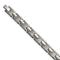 Men's Satin-Brushed Tungsten Panther Link Bracelet, 8.5"