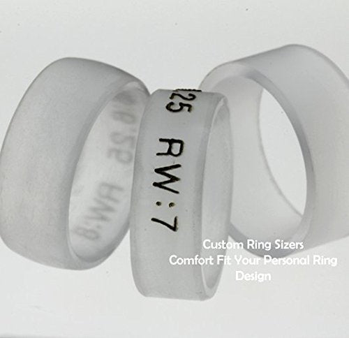 Flush Set Diamond, Sapphire 10mm Comfort Fit Sandblasted Titanium Band, Size 10