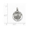 Sterling Silver Our Lady Of Fatima Medal (20X15MM)