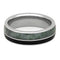 Jade, Obsidian 6.5mm Titanium Comfort-Fit Wedding Band