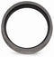 Black Ti Collection 8mm Flat Profile Titanium Band, Size 7